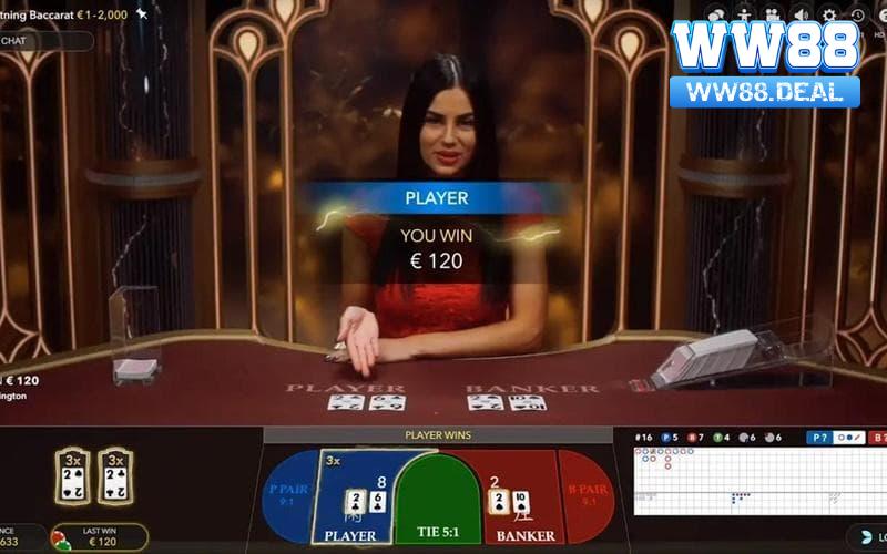 Tổng quan về game Baccarat livestream WW88