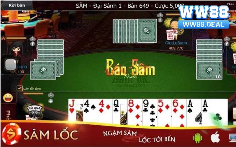 Chơi sâm online WW88 - Nền tảng game bài uy tín, chất lượng